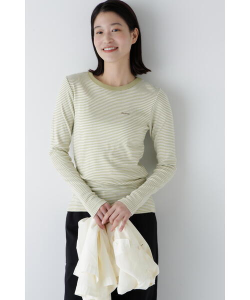 MILLER(ミラー)の「◆【Millerコラボ】パネルリブロングスリーブTシャツ(Tシャツ/カットソー・レディース・ケリーグリーン/ブラック系その他3/ブルー系その他3/レッド系その他4・MEDIUM)」の8枚目の写真