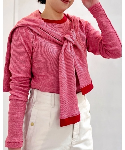 MILLER(ミラー)の「◆【Millerコラボ】パネルリブロングスリーブTシャツ(Tシャツ/カットソー・レディース・ケリーグリーン/ブラック系その他3/ブルー系その他3/レッド系その他4・MEDIUM)」の13枚目の写真