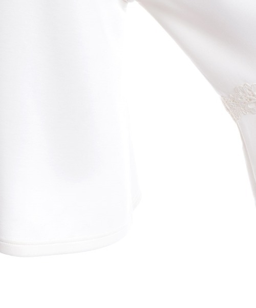 axes femme(アクシーズファム)の「花粉ガードフレア袖ケープ(カーディガン/ボレロ・レディース・ネイビー/キナリ/ミント・FREE)」の5枚目の写真