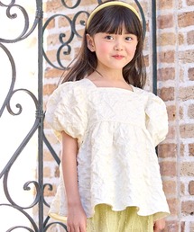 Piet | 花柄ジャガード パフスリーブ プルオーバー(シャツ/ブラウス)