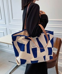 maison de LATIR（メゾンドラティール）の「大胆グラフィックが目を惹く、映えトートバッグ！ 【アート感あるデザインでコーデの主役に】トートバッグ（トートバッグ）」