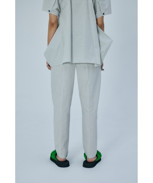 パンツ enfold ENFOLD WASHABLE CHECK EGG-PANTS ENFOLD(エンフォルド) EGG PANTS - COLDBECK ONLINE（コール