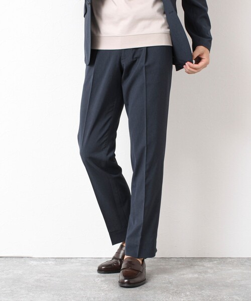 NOLLEY’S（ノーリーズ）の「《ビジカジ/セットアップ対応》TRABEST PT 25SS（スラックス・メンズ・ブルー系その他/ネイビー・L/S/M）」の5枚目の写真