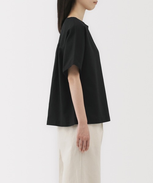 無印良品(ムジルシリョウヒン)の「婦人 ヘンプ コットン 半袖ブラウス(シャツ/ブラウス・レディース・ブルー系/イエロー系/ホワイト/ブラック・S/M/L/XL)」の15枚目の写真