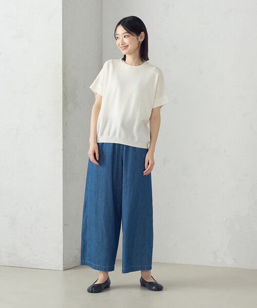 完売商品!! コットンリネンオーバーニット TODAYFUL（トゥデイフル）の「コットンリネンオーバーニット