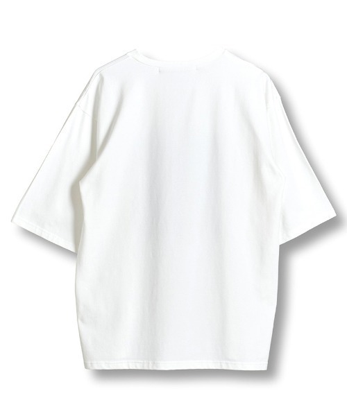 NO ID.(ノーアイディ)の「mt9650-FlowerプリントT Tシャツ(Tシャツ/カットソー・メンズ・ブラック/ホワイト・ONE SIZE)」の6枚目の写真