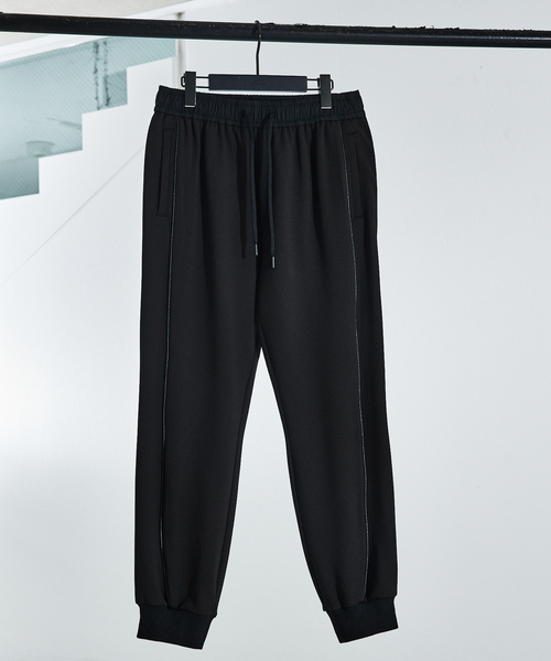 5351 POUR LES HOMMES(ゴーサンゴーイチプールオム)の「【セットアップ対応】サマーメッシュ ジョガーパンツ / ジャージーパンツ(スウェットパンツ・メンズ・ブラック/ライトグレー・44/50/48/46)」の8枚目の写真
