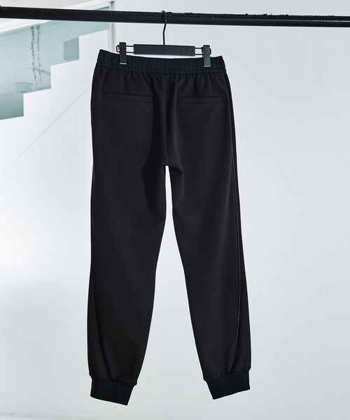 5351 POUR LES HOMMES(ゴーサンゴーイチプールオム)の「【セットアップ対応】サマーメッシュ ジョガーパンツ / ジャージーパンツ(スウェットパンツ・メンズ・ブラック/ライトグレー・44/50/48/46)」の9枚目の写真