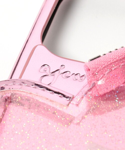 ajew＞PVC HEART PLANET POCKET iPhone16Proケース（スマホケース