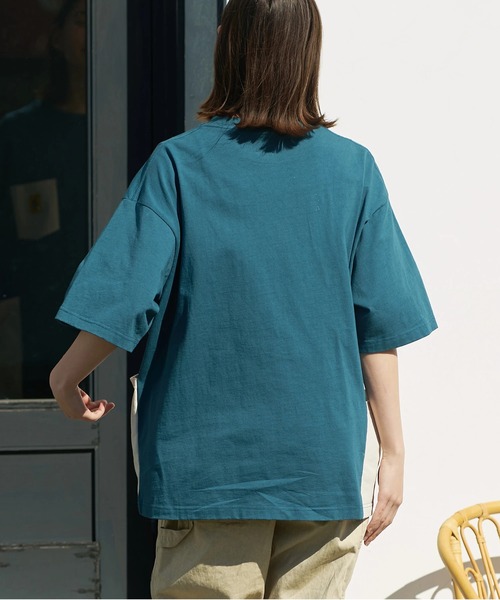 go slow caravan(ゴースローキャラバン)の「COBMASTER/コブマスター 吸水速乾天竺ラゲッジポケットビッグTEE(Tシャツ/カットソー・メンズ・ブラック/その他1/ホワイト・LARGE/X-LARGE/MEDIUM)」の11枚目の写真