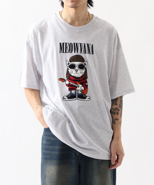 FUNALIVE(ファンアライブ)の「サガラ刺繍 フロントプリントロゴ ワイドTシャツ(Tシャツ/カットソー・メンズ・スミクロ/オフホワイト/ミント/レモンイエロー/グリーン系その他2/ライトブラック/ホワイト/ネイビー/ライトイエロー/グレイッシュブルー/ブラック系その他3/アイボリー/ラベンダー/ダークグリーン/ブラック系2/ブラック系その他/ホワイト系1/ブラウン系1/ブラウン系2/ホワイト系2/ブラック系1/ホワイト系その他/グリーン系/ブラック系3・LL/L/M)」の6枚目の写真