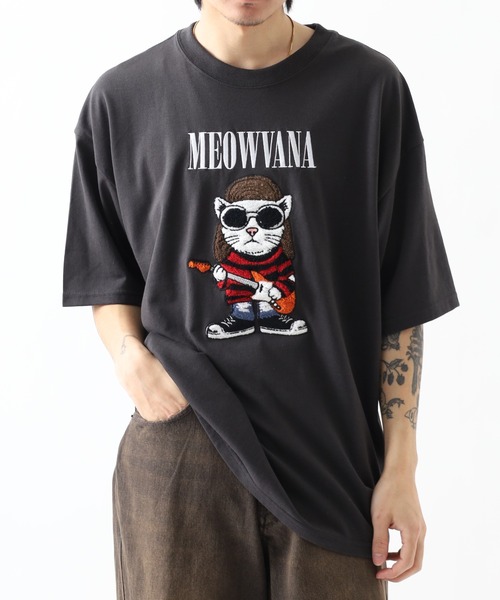 FUNALIVE(ファンアライブ)の「サガラ刺繍 フロントプリントロゴ ワイドTシャツ(Tシャツ/カットソー・メンズ・スミクロ/オフホワイト/ミント/レモンイエロー/グリーン系その他2/ライトブラック/ホワイト/ネイビー/ライトイエロー/グレイッシュブルー/ブラック系その他3/アイボリー/ラベンダー/ダークグリーン/ブラック系2/ブラック系その他/ホワイト系1/ブラウン系1/ブラウン系2/ホワイト系2/ブラック系1/ホワイト系その他/グリーン系/ブラック系3・LL/L/M)」の7枚目の写真