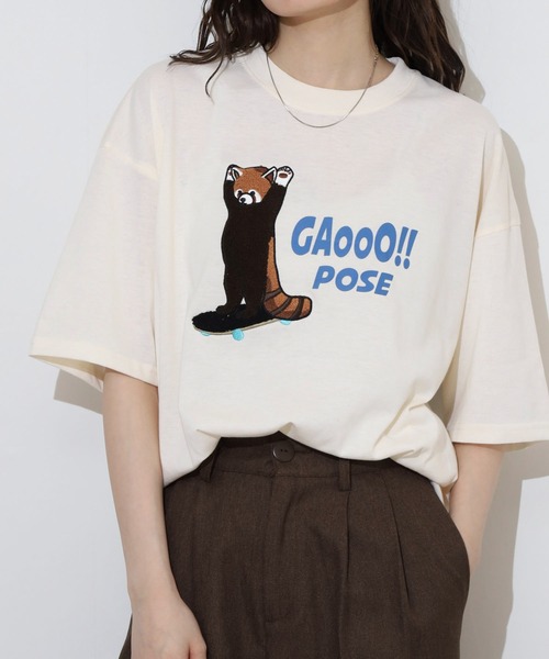 FUNALIVE(ファンアライブ)の「サガラ刺繍 フロントプリントロゴ ワイドTシャツ(Tシャツ/カットソー・メンズ・スミクロ/オフホワイト/ミント/レモンイエロー/グリーン系その他2/ライトブラック/ホワイト/ネイビー/ライトイエロー/グレイッシュブルー/ブラック系その他3/アイボリー/ラベンダー/ダークグリーン/ブラック系2/ブラック系その他/ホワイト系1/ブラウン系1/ブラウン系2/ホワイト系2/ブラック系1/ホワイト系その他/グリーン系/ブラック系3・LL/L/M)」の1枚目の写真