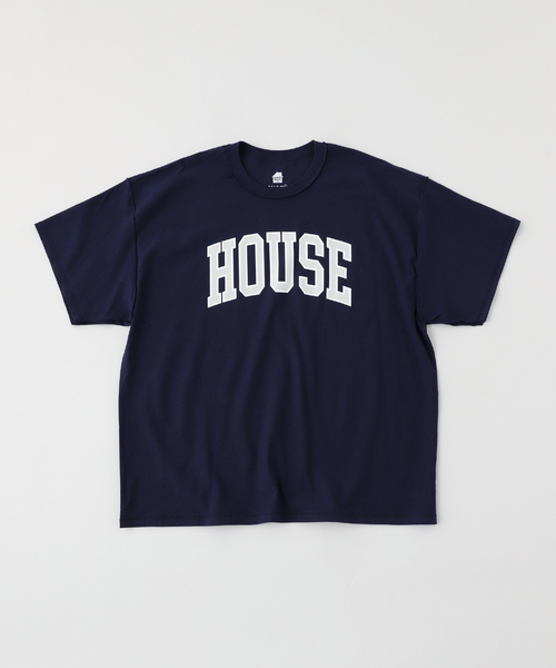 is-ness(イズネス)の「ISNESS MUSIC / イズネス ミュージック HOUSE T-SHIRT(Tシャツ/カットソー・メンズ・ネイビー/ホワイト/ブラック・FREE)」の5枚目の写真