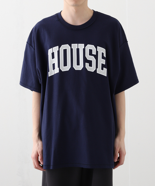 is-ness(イズネス)の「ISNESS MUSIC / イズネス ミュージック HOUSE T-SHIRT(Tシャツ/カットソー・メンズ・ネイビー/ホワイト/ブラック・FREE)」の10枚目の写真