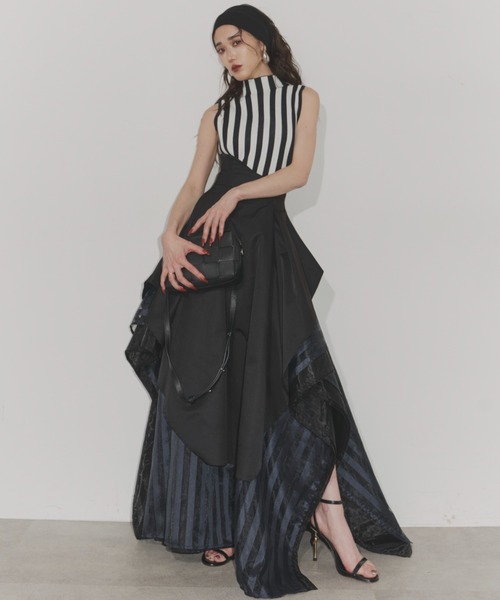 overdue flair skirt belt スカート overdue flair skirt belt スカート