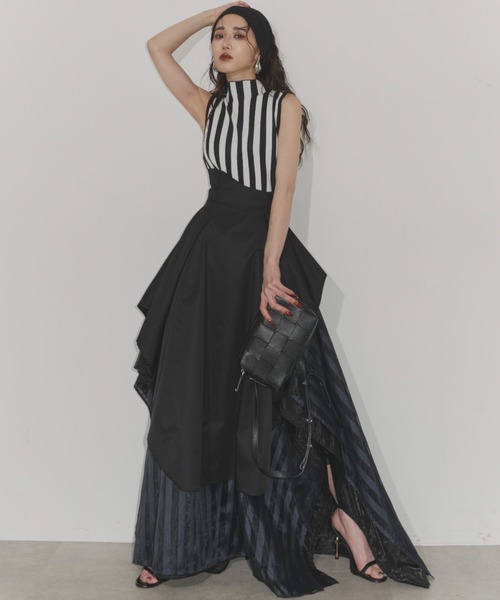 overdue flair skirt belt スカート Flare skirt belt（スカート）｜Chris TROIS.（クリストロワ）の
