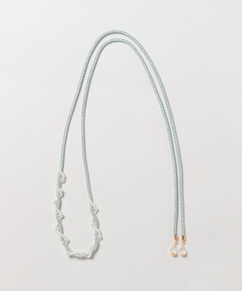 CELEN（セレン）の「【浴衣小物】パールつき飾り紐 帯飾り ベルト 単品（和装小物・レディース・ライトブルー/ライトピンク/ホワイト/ライトグリーン・FREE）」の7枚目の写真