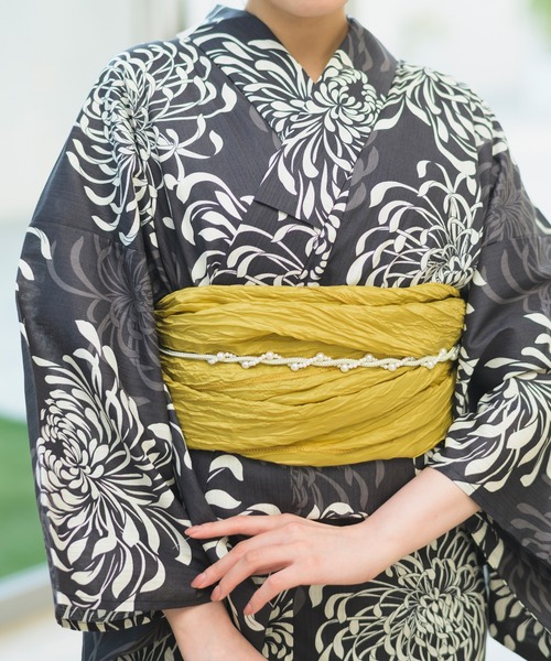 CELEN（セレン）の「【浴衣小物】パールつき飾り紐 帯飾り ベルト 単品（和装小物・レディース・ライトブルー/ライトピンク/ホワイト/ライトグリーン・FREE）」の15枚目の写真