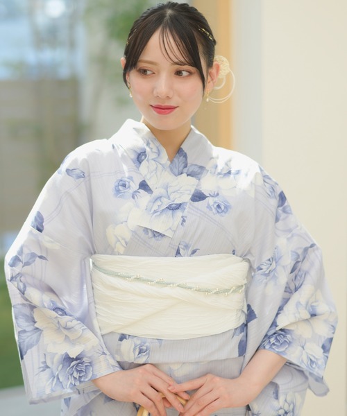 CELEN（セレン）の「【浴衣小物】パールつき飾り紐 帯飾り ベルト 単品（和装小物・レディース・ライトブルー/ライトピンク/ホワイト/ライトグリーン・FREE）」の19枚目の写真