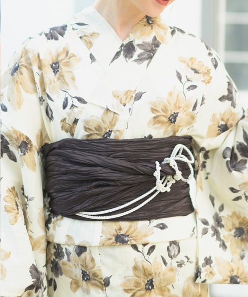 CELEN（セレン）の「【浴衣小物】パールつき飾り紐 帯飾り ベルト 単品（和装小物・レディース・ライトブルー/ライトピンク/ホワイト/ライトグリーン・FREE）」の11枚目の写真