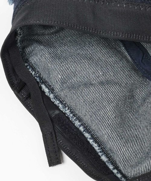 JEANASIS(ジーナシス)の「フリンジデニムHAT/327467(ハット・レディース・ネイビー/ライトブルー・FREE)」の5枚目の写真