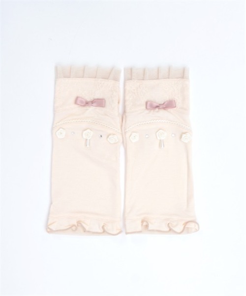 axes femme（アクシーズファム）の「巻きバラショートＵＶ手袋（手袋・レディース・キナリ/ブラック・FREE）」の8枚目の写真