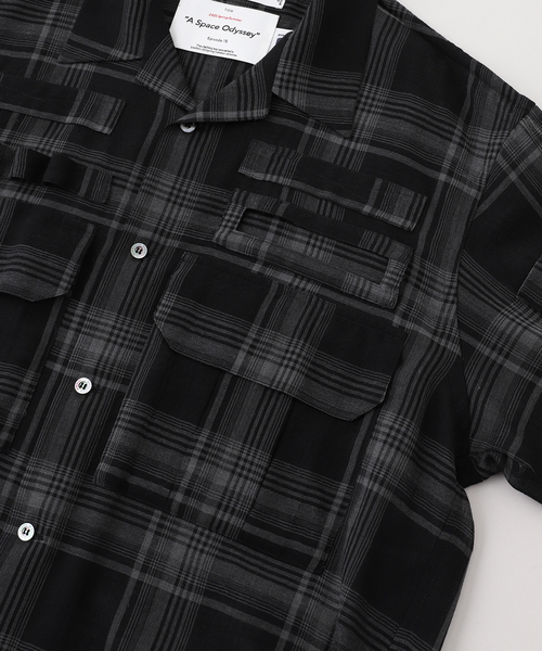 DAIRIKU（ダイリク）の「DAIRIKU / ダイリク Astronaut Check H-S Shirt SHT5（シャツ/ブラウス・メンズ・ブラック・MEDIUM/LARGE）」の7枚目の写真