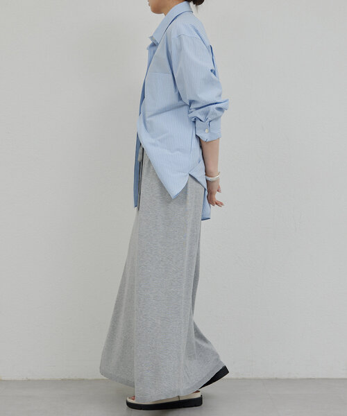 HERITANOVUM（ヘリテノーム）の「【HERITANOVUM】シーアイランドコットンスカート（スカート・レディース・ピンク/ライトグレー・FREE）」の8枚目の写真