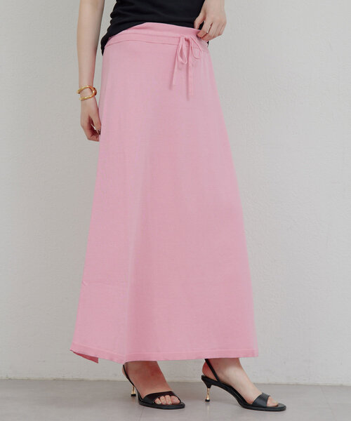 HERITANOVUM（ヘリテノーム）の「【HERITANOVUM】シーアイランドコットンスカート（スカート・レディース・ピンク/ライトグレー・FREE）」の3枚目の写真