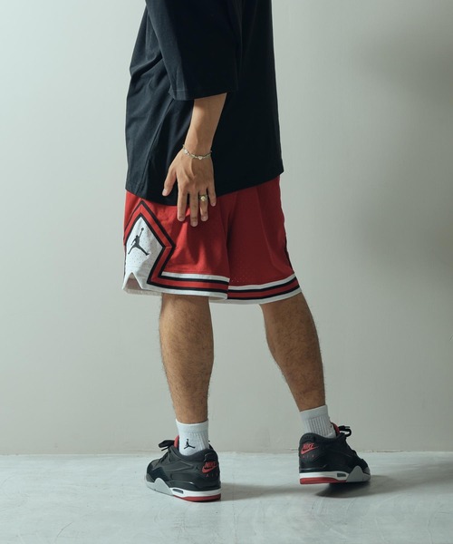JORDAN BRAND(ジョーダンブランド)の「ジョーダン スポーツ メンズ Dri-FIT メッシュ ダイアモンド ショートパンツ / Jordan Sport Men's Dri-FIT Mesh Diamond Shorts HF9910-687 Gym Red(その他パンツ・メンズ・レッド・M/L/XL/S/2XL)」の13枚目の写真