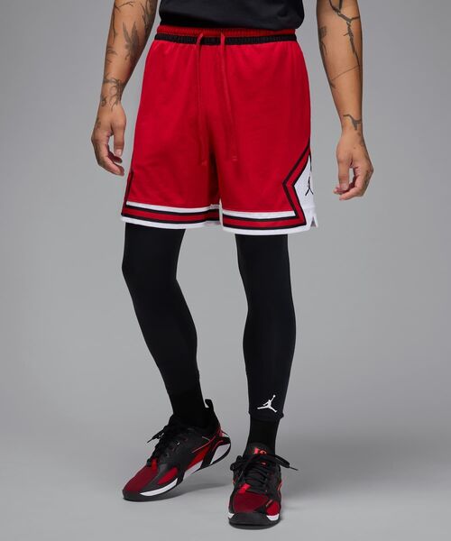 JORDAN BRAND（ジョーダンブランド）の「ジョーダン スポーツ メンズ Dri-FIT メッシュ ダイアモンド ショートパンツ / Jordan Sport Men's Dri-FIT Mesh Diamond Shorts HF9910-687 Gym Red（その他パンツ・メンズ・レッド・L/M/S/XL/2XL）」の5枚目の写真