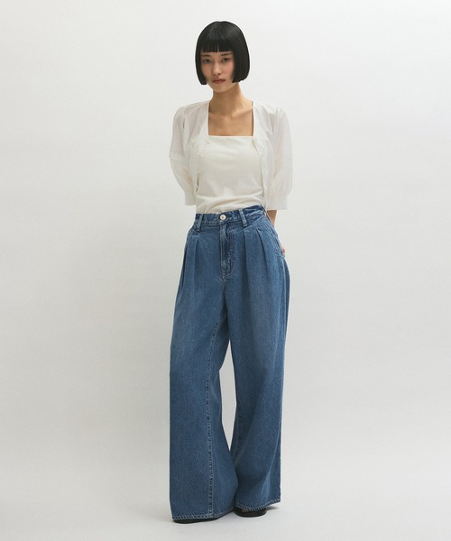 セール】【NEEDBY for ADAM ET ROPE'】別注 AARON SOFT DENIM（デニム