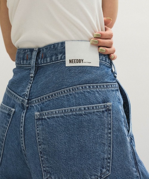 セール】【NEEDBY for ADAM ET ROPE'】別注 AARON SOFT DENIM（デニム