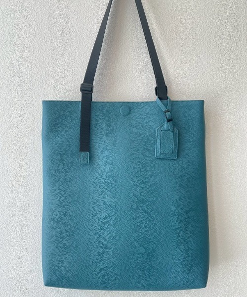 SOLATINA（ソラチナ）の「SBI-00008　ハンドル調整シンプルトート　大サイズ　※A4収納可（トートバッグ・メンズ・ブルー/ネイビー/ブラック/グレイッシュベージュ・FREE）」の14枚目の写真