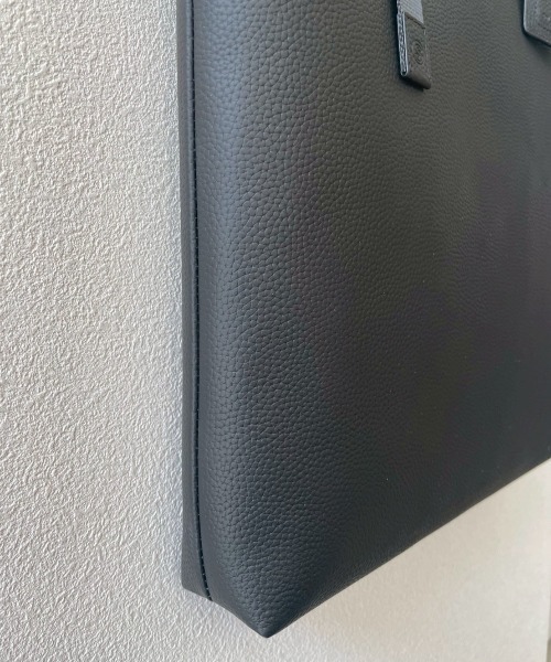 SOLATINA（ソラチナ）の「SBI-00008　ハンドル調整シンプルトート　大サイズ　※A4収納可（トートバッグ・メンズ・ブルー/ネイビー/ブラック/グレイッシュベージュ・FREE）」の15枚目の写真