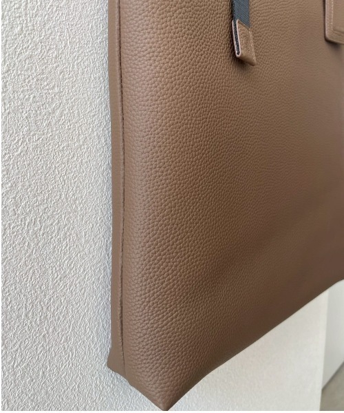 SOLATINA（ソラチナ）の「SBI-00008　ハンドル調整シンプルトート　大サイズ　※A4収納可（トートバッグ・メンズ・ブルー/ネイビー/ブラック/グレイッシュベージュ・FREE）」の16枚目の写真