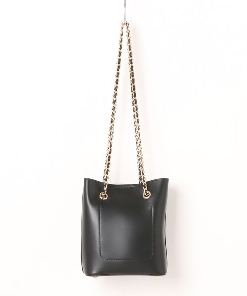 NiiNa(ニーナ)の「【 NiiNa / ニーナ 】高品質牛革 2way チェーンショルダー ミニ バケットバッグ(ショルダーバッグ・レディース・ブラウン/ホワイト/ブラック/ベージュ/グリーン・FREE)」の20枚目の写真