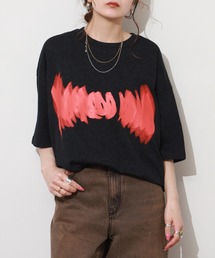 ヴィンテージ風 ワイドシルエットTシャツ