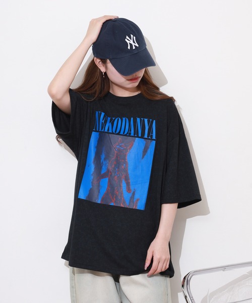 FUNALIVE（ファンアライブ）の「ヴィンテージ風 ワイドシルエットTシャツ（Tシャツ/カットソー・メンズ・ホワイト/ブラック/スミクロ/ブラウン系3/ブラウン系1/ブラウン系2/ブラック系2/ブラック系3/ブラック系その他3/ブラック系1/ダークネイビー/ブラック系その他2/ブラック系その他/ブラック系4/ブラック系その他4/ネイビー系1/ブラウン系4・M/LL/L）」の11枚目の写真