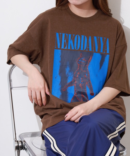 FUNALIVE（ファンアライブ）の「ヴィンテージ風 ワイドシルエットTシャツ（Tシャツ/カットソー・メンズ・ホワイト/ブラック/スミクロ/ブラウン系3/ブラウン系1/ブラウン系2/ブラック系2/ブラック系3/ブラック系その他3/ブラック系1/ダークネイビー/ブラック系その他2/ブラック系その他/ブラック系4/ブラック系その他4/ネイビー系1/ブラウン系4・M/LL/L）」の15枚目の写真