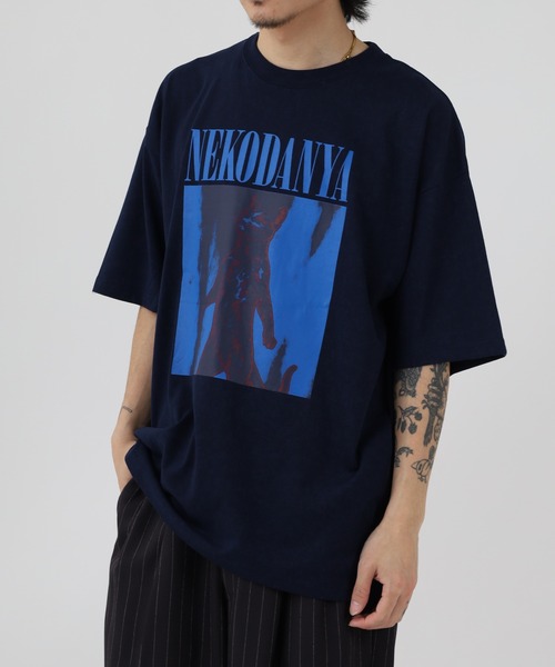 FUNALIVE（ファンアライブ）の「ヴィンテージ風 ワイドシルエットTシャツ（Tシャツ/カットソー・メンズ・ホワイト/ブラック/スミクロ/ブラウン系3/ブラウン系1/ブラウン系2/ブラック系2/ブラック系3/ブラック系その他3/ブラック系1/ダークネイビー/ブラック系その他2/ブラック系その他/ブラック系4/ブラック系その他4/ネイビー系1/ブラウン系4・M/LL/L）」の17枚目の写真