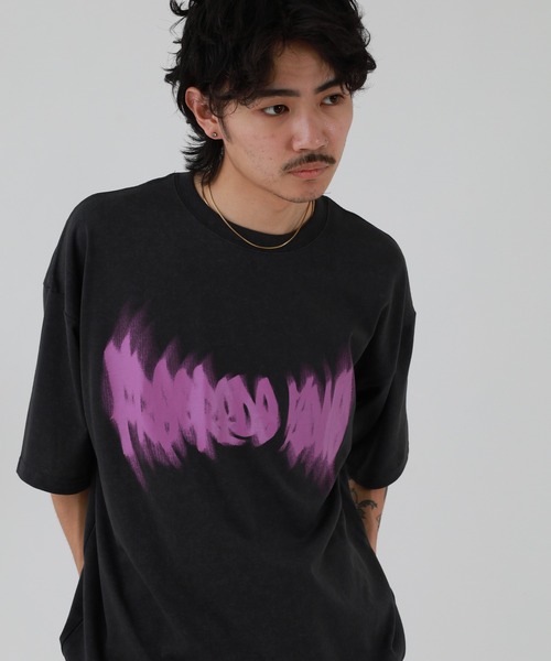 FUNALIVE（ファンアライブ）の「ヴィンテージ風 ワイドシルエットTシャツ（Tシャツ/カットソー・メンズ・ホワイト/ブラック/スミクロ/ブラウン系3/ブラウン系1/ブラウン系2/ブラック系2/ブラック系3/ブラック系その他3/ブラック系1/ダークネイビー/ブラック系その他2/ブラック系その他/ブラック系4/ブラック系その他4/ネイビー系1/ブラウン系4・M/LL/L）」の5枚目の写真