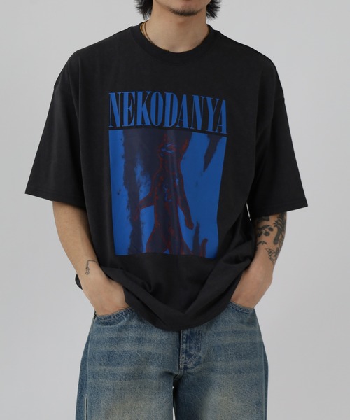 FUNALIVE（ファンアライブ）の「ヴィンテージ風 ワイドシルエットTシャツ（Tシャツ/カットソー・メンズ・ホワイト/ブラック/スミクロ/ブラウン系3/ブラウン系1/ブラウン系2/ブラック系2/ブラック系3/ブラック系その他3/ブラック系1/ダークネイビー/ブラック系その他2/ブラック系その他/ブラック系4/ブラック系その他4/ネイビー系1/ブラウン系4・M/LL/L）」の7枚目の写真