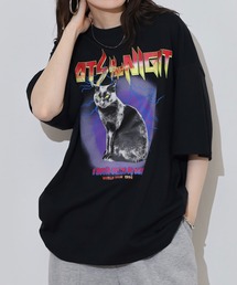 ヴィンテージ風 ワイドシルエットTシャツ