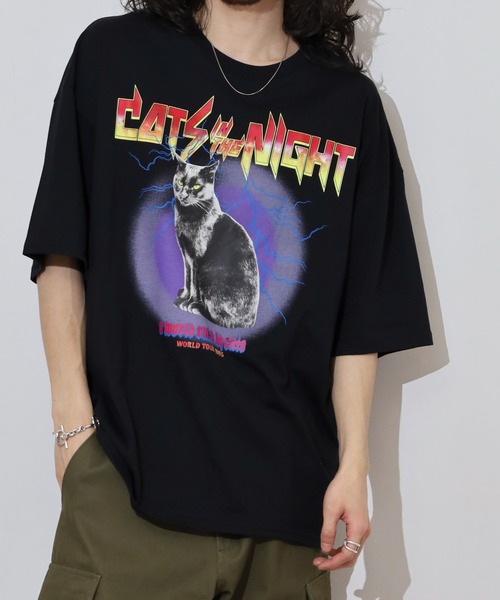 FUNALIVE（ファンアライブ）の「ヴィンテージ風 ワイドシルエットTシャツ（Tシャツ/カットソー・メンズ・ホワイト/ブラック/スミクロ/ブラウン系3/ブラウン系1/ブラウン系2/ブラック系2/ブラック系3/ブラック系その他3/ブラック系1/ダークネイビー/ブラック系その他2/ブラック系その他/ブラック系4/ブラック系その他4/ネイビー系1/ブラウン系4・M/LL/L）」の18枚目の写真