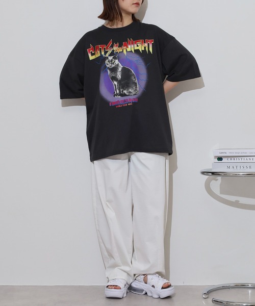 FUNALIVE（ファンアライブ）の「ヴィンテージ風 ワイドシルエットTシャツ（Tシャツ/カットソー・メンズ・ホワイト/ブラック/スミクロ/ブラウン系3/ブラウン系1/ブラウン系2/ブラック系2/ブラック系3/ブラック系その他3/ブラック系1/ダークネイビー/ブラック系その他2/ブラック系その他/ブラック系4/ブラック系その他4/ネイビー系1/ブラウン系4・M/LL/L）」の21枚目の写真