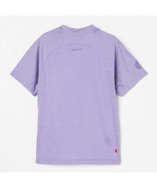 VIVA HEART(ビバハート)の「【VIVA HEART/GOLF】パターンメッシュアスレチック半袖モックネックシャツ(シャツ/ブラウス・メンズ・ライトグリーン・50)」の6枚目の写真