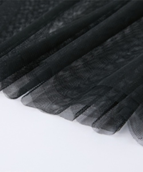 Petitjo（プッチージョ）の「小さいサイズ　チュールシアートップス　低身長さん・小柄女性（Tシャツ/カットソー・レディース・ブラック・PS/PM）」の21枚目の写真