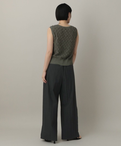 A part by（アパートバイ）の「タイプライタータックパンツ（その他パンツ・レディース・オフホワイト/ブラック/ベビーピンク・SMALL/MEDIUM）」の12枚目の写真